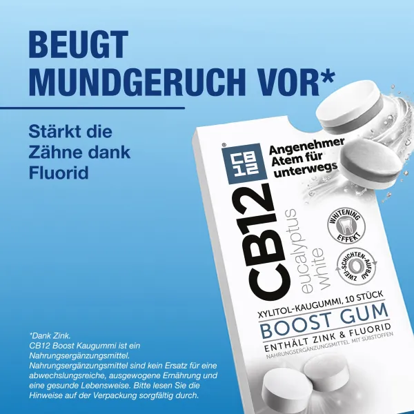 Boost Kaugummi Eucalyptus White